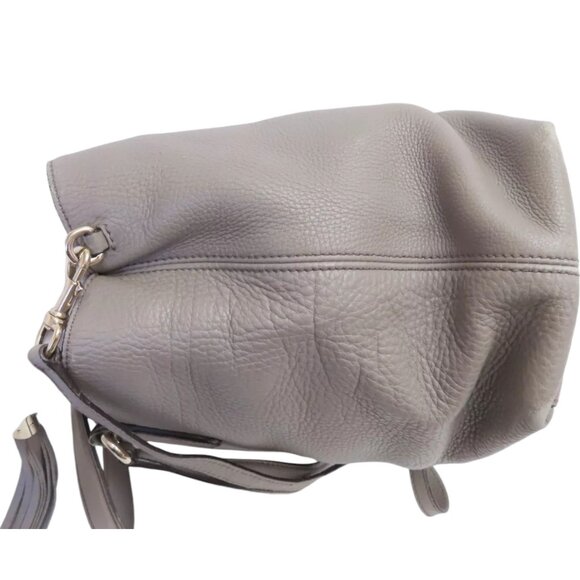 206464BR (X6) Gucci Crossbody Bag Soho Interlocking 2 Way Gray Leather - Picture 6 of 13